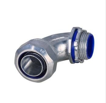 90 Degree Flexible Liquid Tight Connector EMT Conduit Fitting