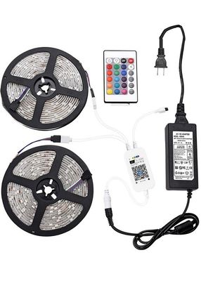 Bluetooth Smart Strip Light , RGB LED Tape Strip For Living Room